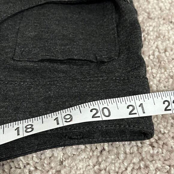 Torrid Women’s Plus Size 22 Capri Pants Stretch Gray Button Closure Denim - Picture 10 of 13